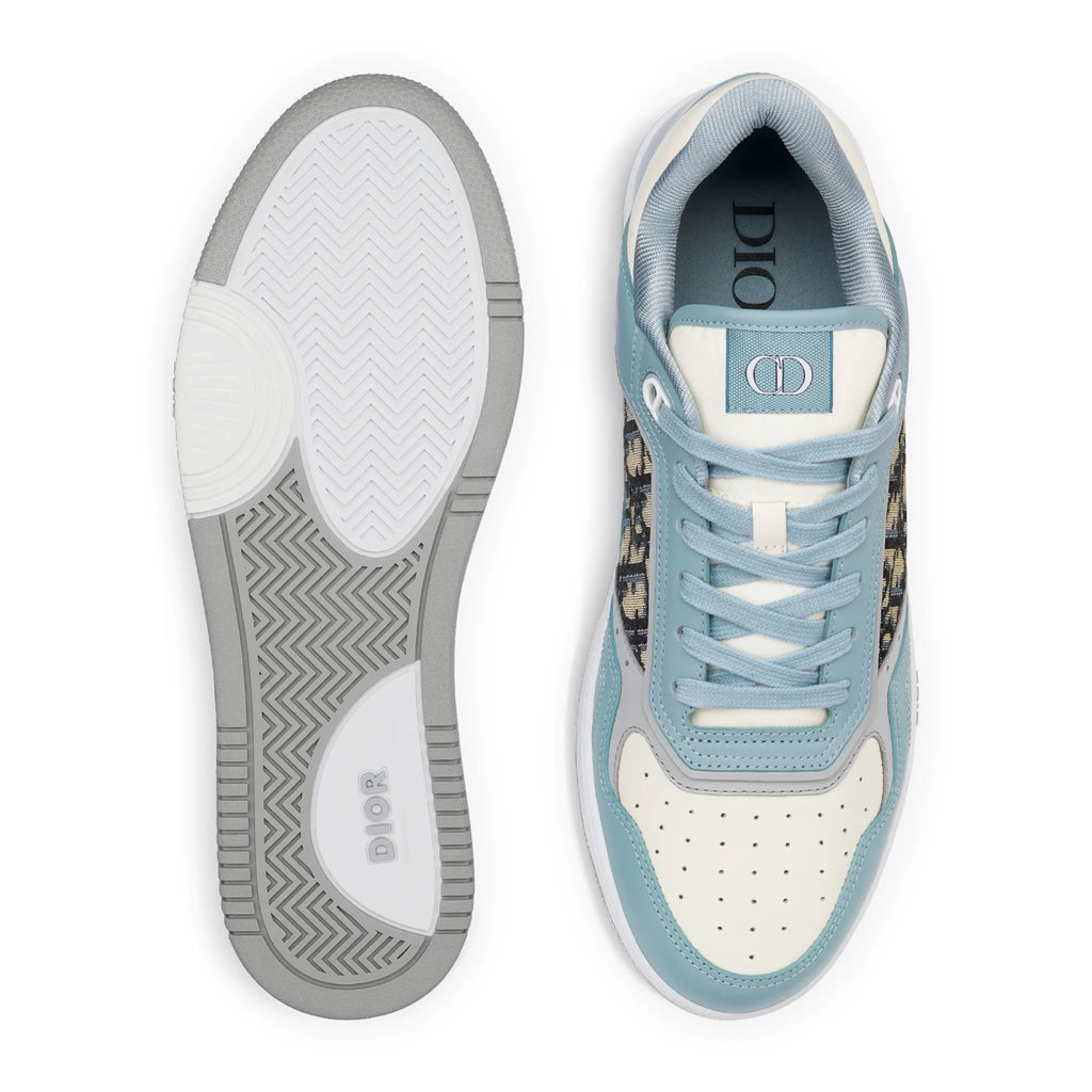 Dior B27 Oblique Light Blue White Low-Top Sneaker