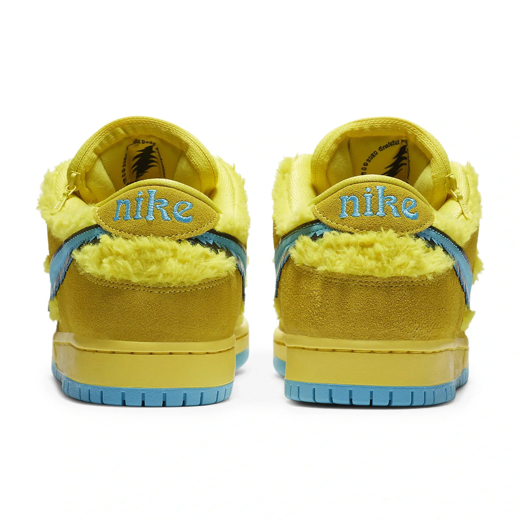 Grateful Dead X Nike SB Dunk Low Yellow Bear Sneakers