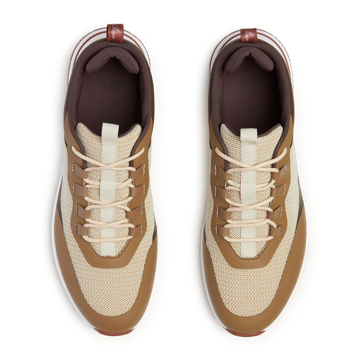Loro Piana Week End Walk Autumn Field Linen Mesh Sneaker