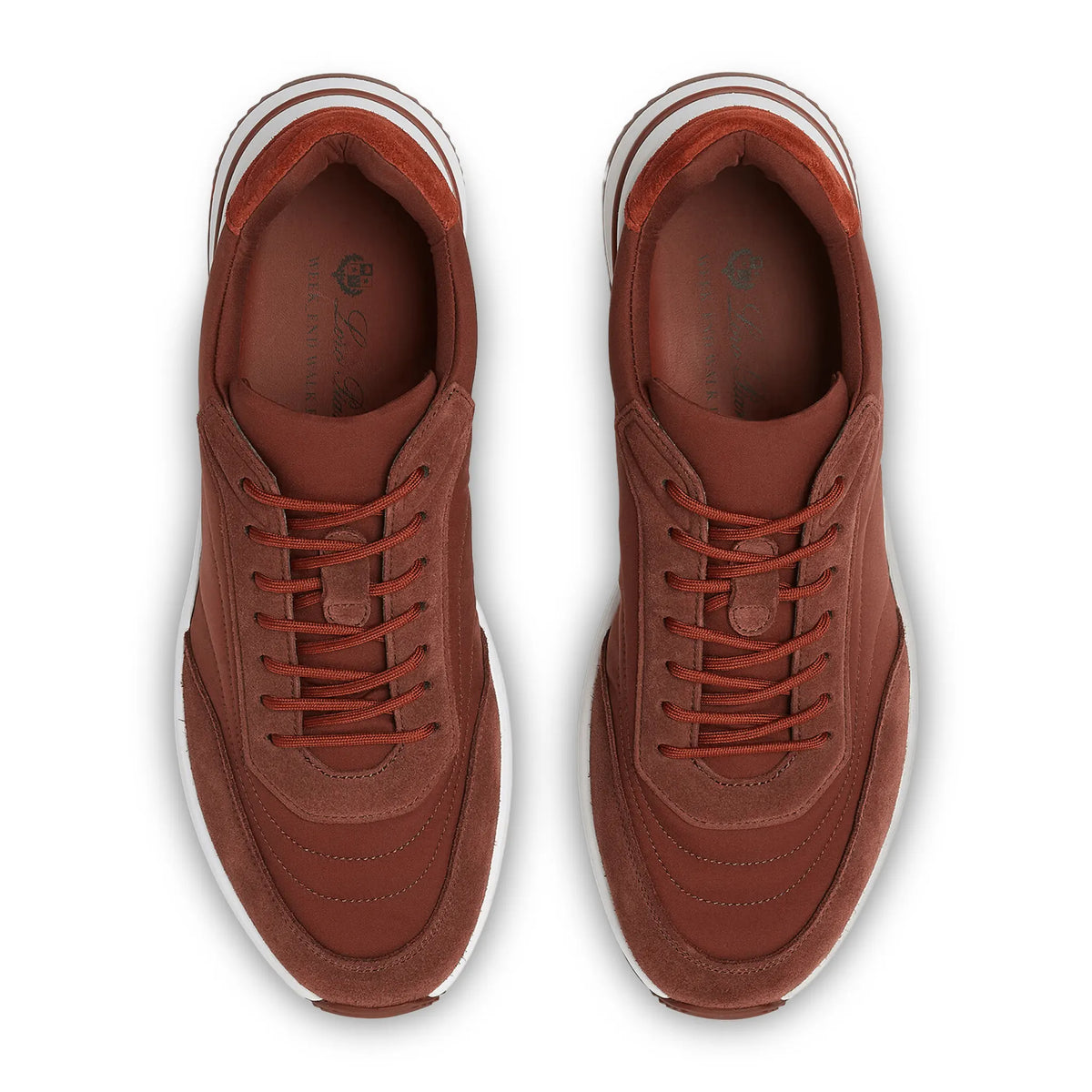 Loro Piana Week End Walk Sanguine Pencil Sneaker