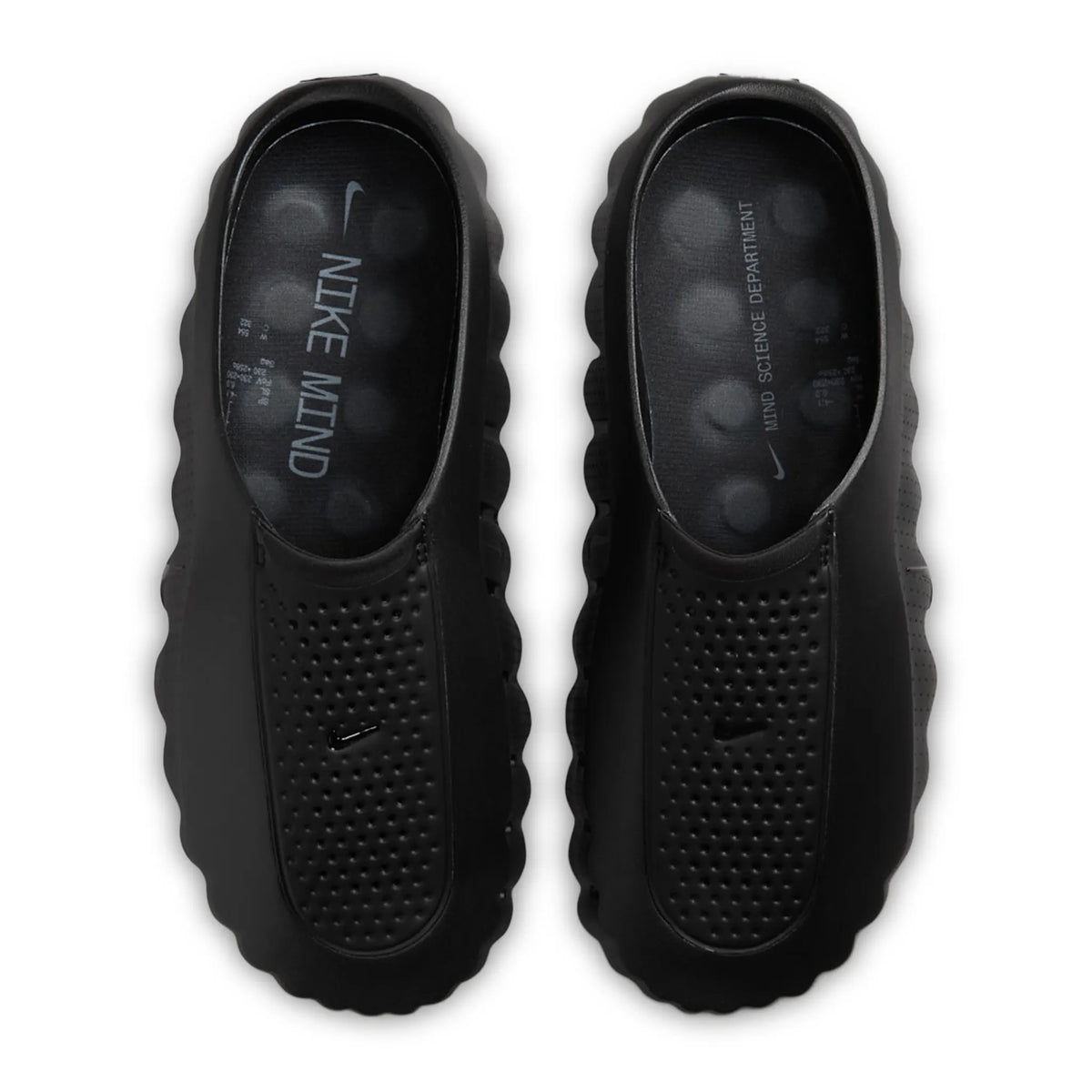 Nike Mind 001 Pregame Black Cool Grey Anthracite Mules