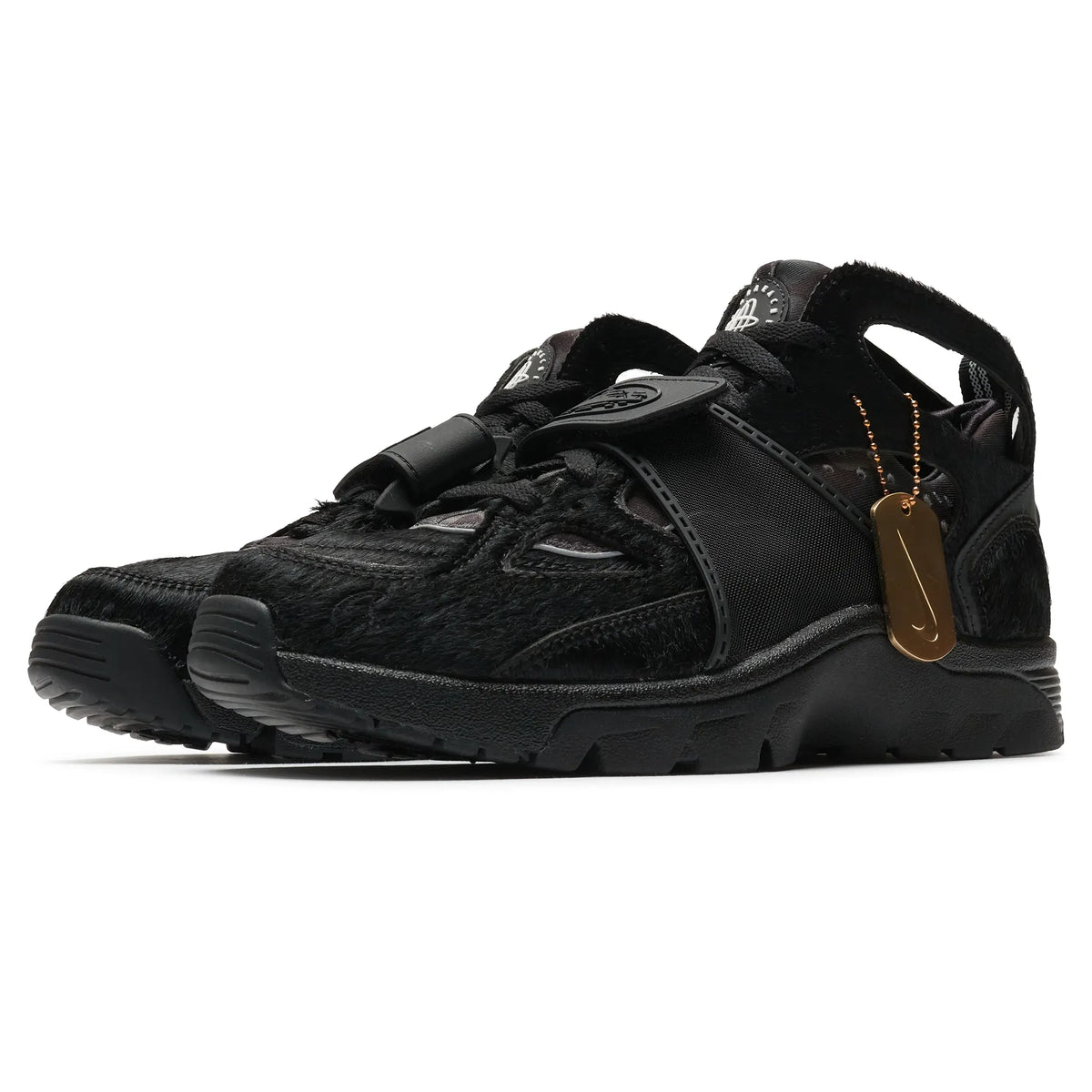 Corteiz x Nike Air Huarache Onyx Sneakers - Black
