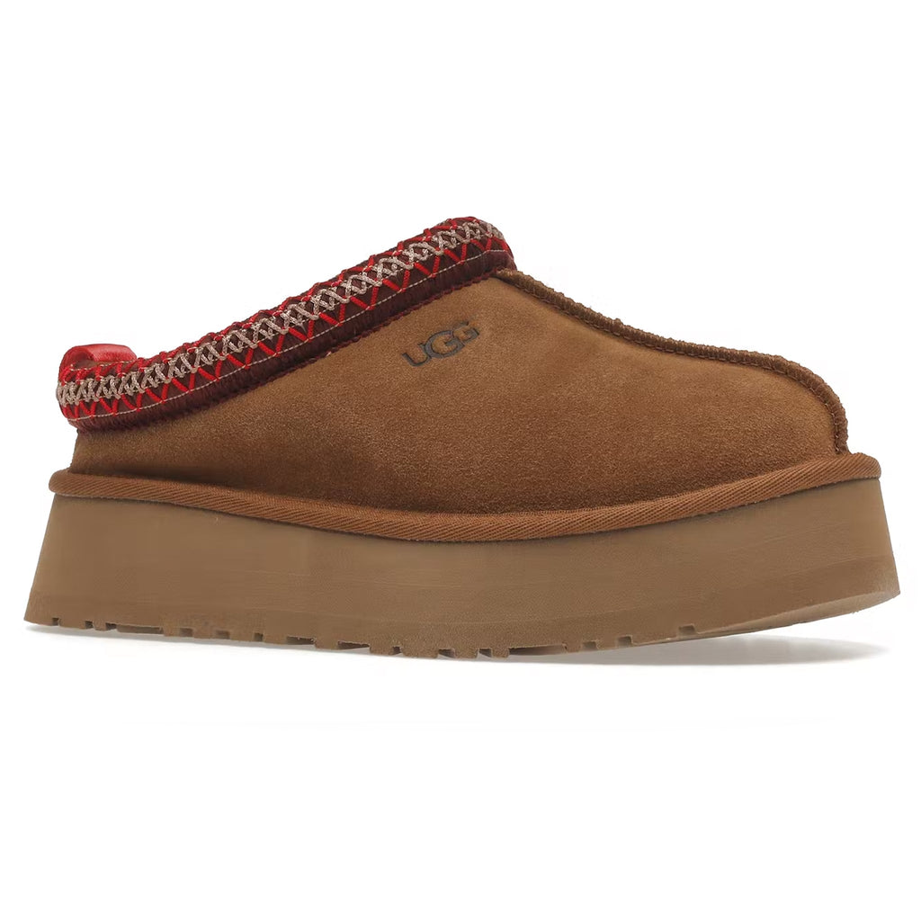 UGG Tazz Platform Chestnut Slippers - Women's - Brown