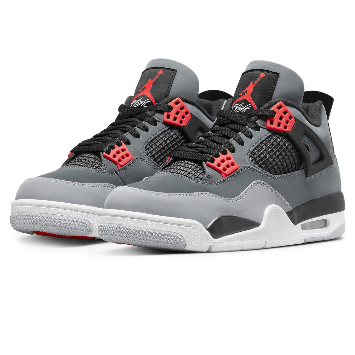Air Jordan 4 Retro Infrared Sneakers - Grey