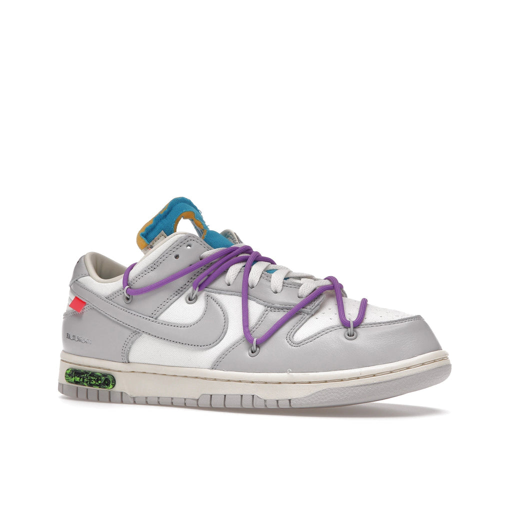 Nike x Off-White Dunk Low Lot 47 Sneakers - Grey