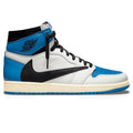 Travis Scott x Air Jordan 1 High OG SP Fragment Design Sneakers - Blue