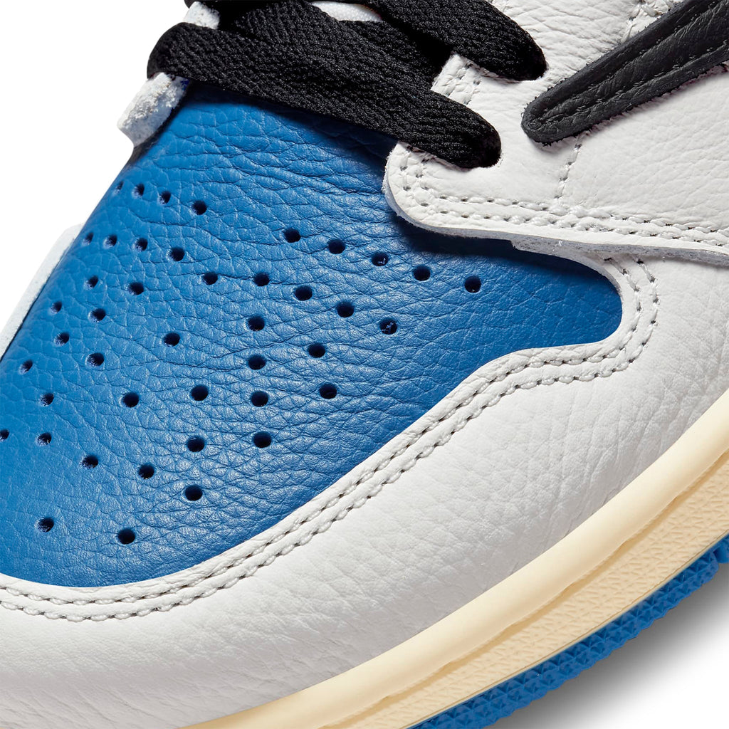 Travis Scott x Air Jordan 1 High OG SP Fragment Design Sneakers - Blue