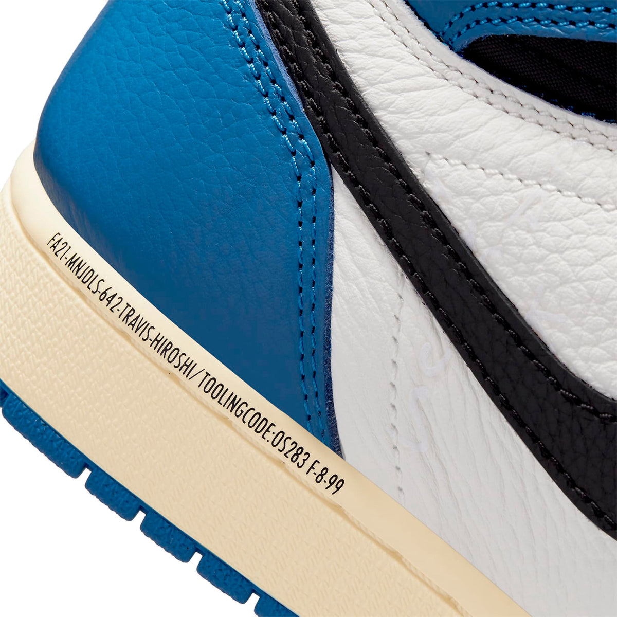 Travis Scott x Air Jordan 1 High OG SP Fragment Design Sneakers - Blue