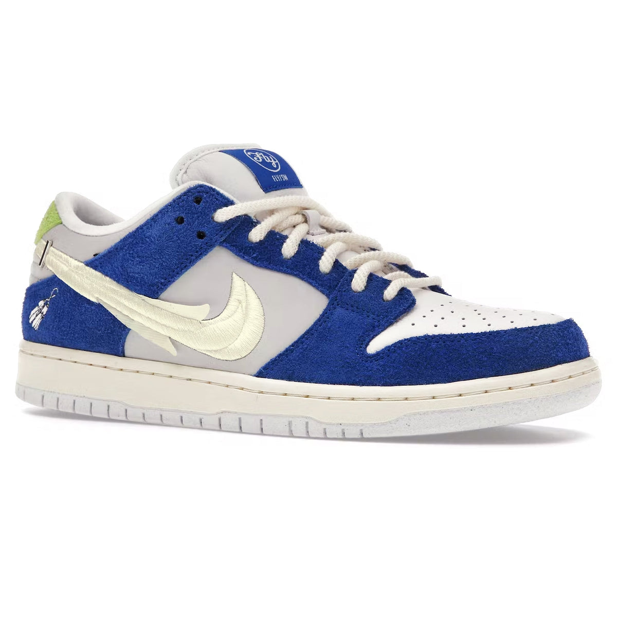Fly Streetwear x Nike SB Dunk Low Pro Gardenia Sneakers - Blue