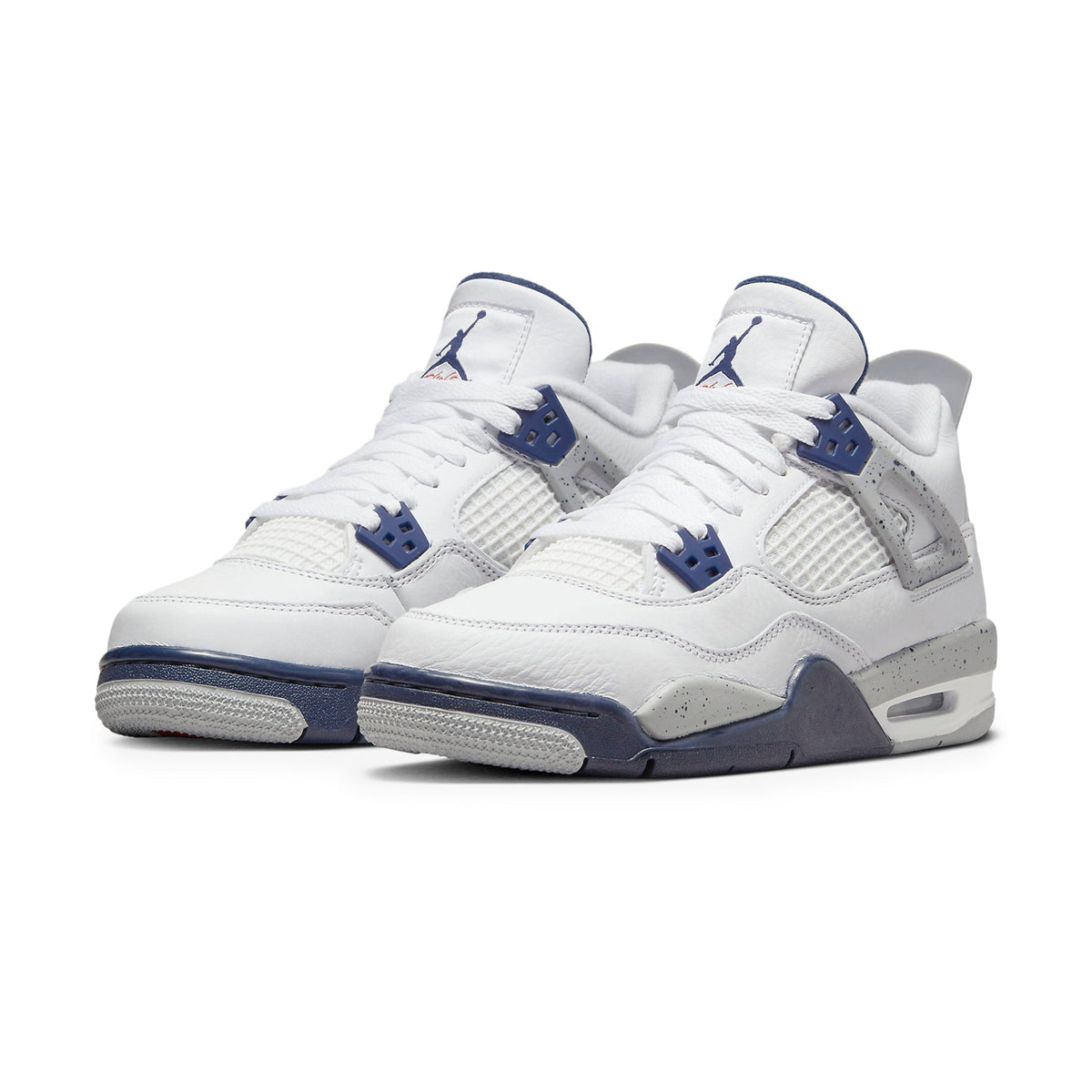 Air Jordan 4 Retro Midnight Navy (GS) Sneakers - White