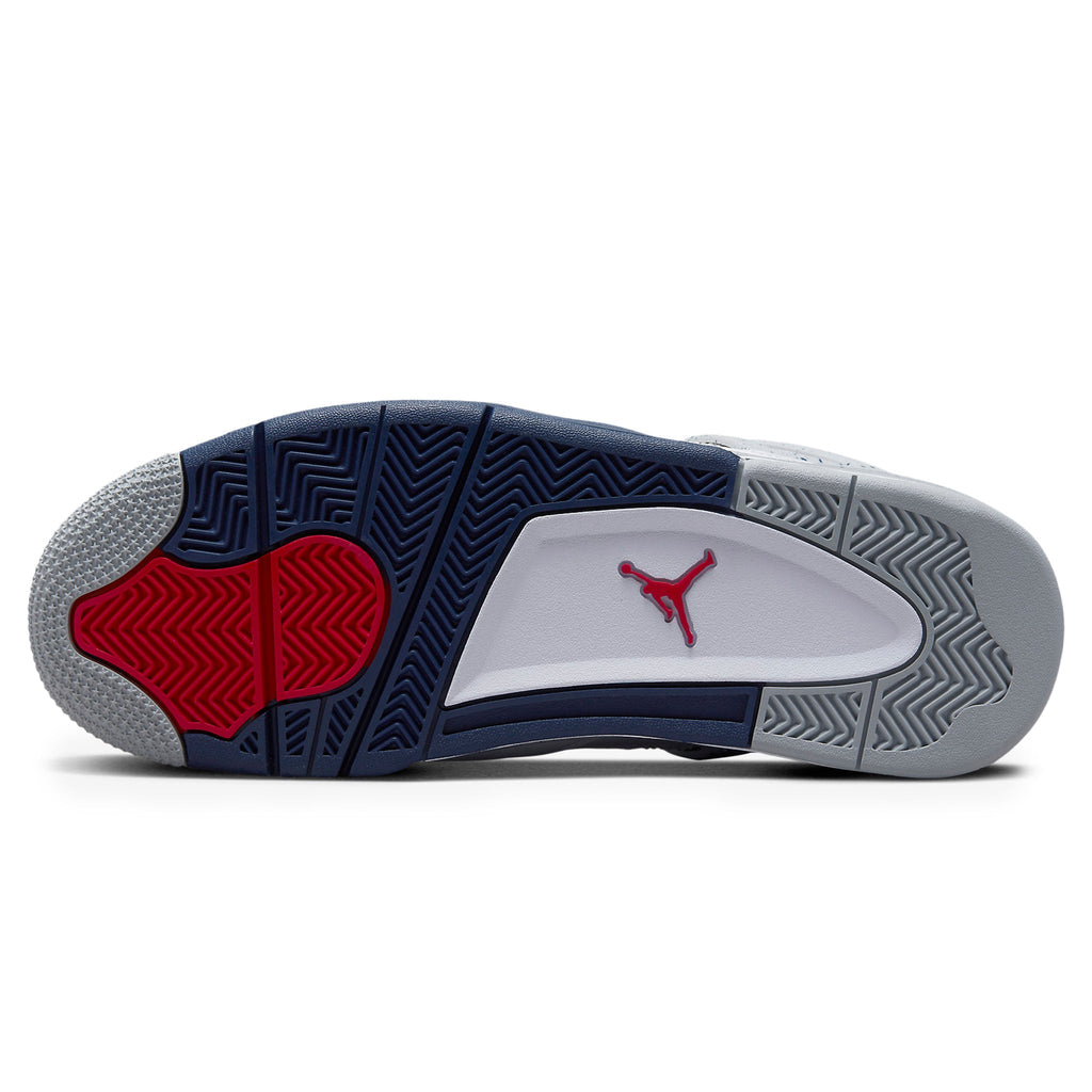 Air Jordan 4 Retro Midnight Navy Sneakers - White