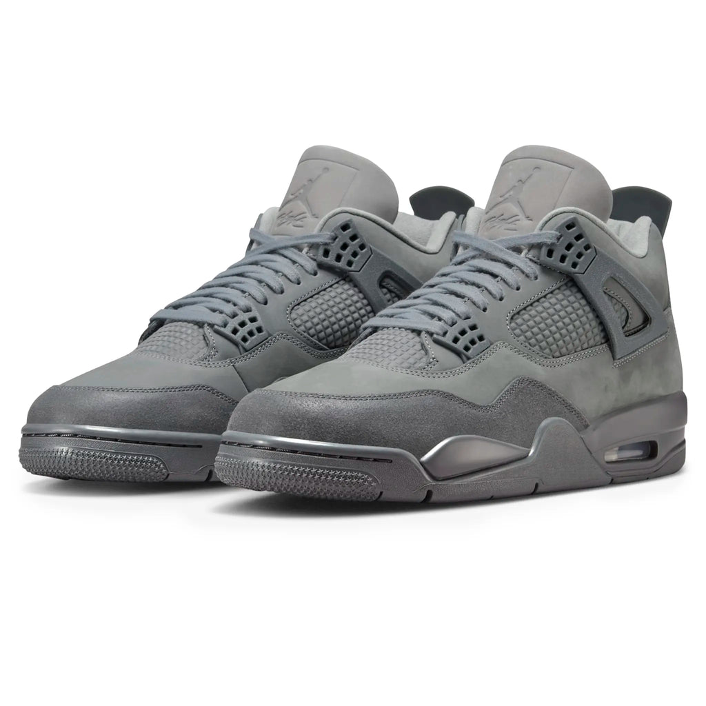 Air Jordan 4 Retro SE Paris Olympics Wet Cement Sneakers - Grey