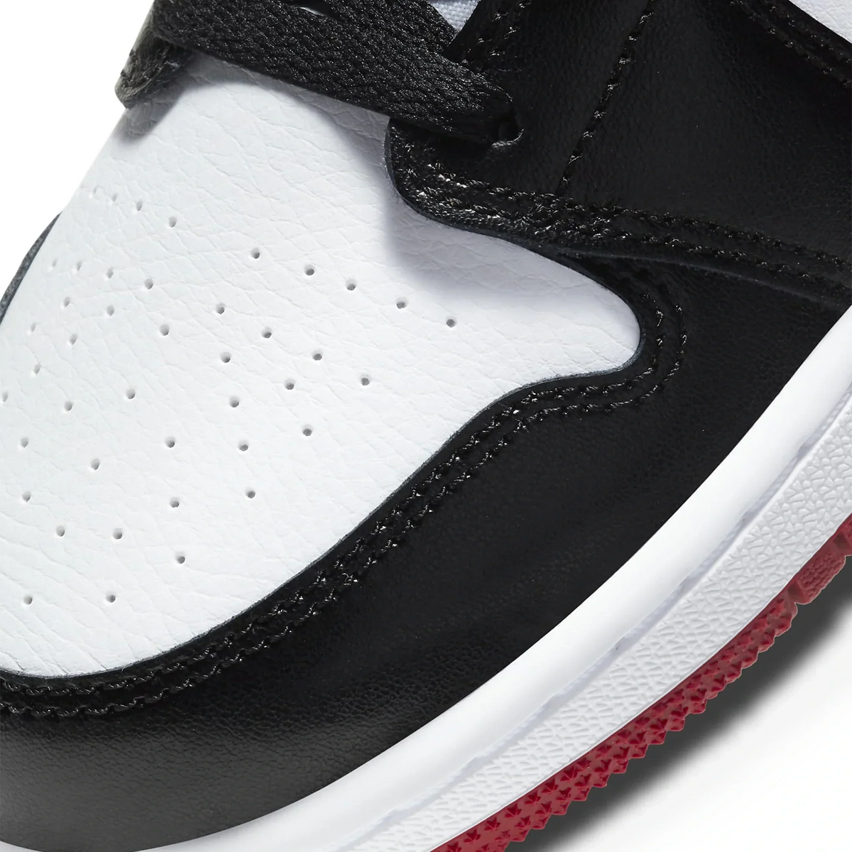 Air Jordan 1 Mid Gym Red Black White (GS) Sneakers