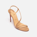 Christian Louboutin Beige Leather Heeled Rosalie Sandal