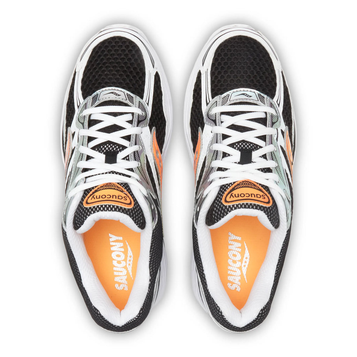 Saucony Progrid Omni 9 Speed Shades White Black Orange Vo2 Sneakers