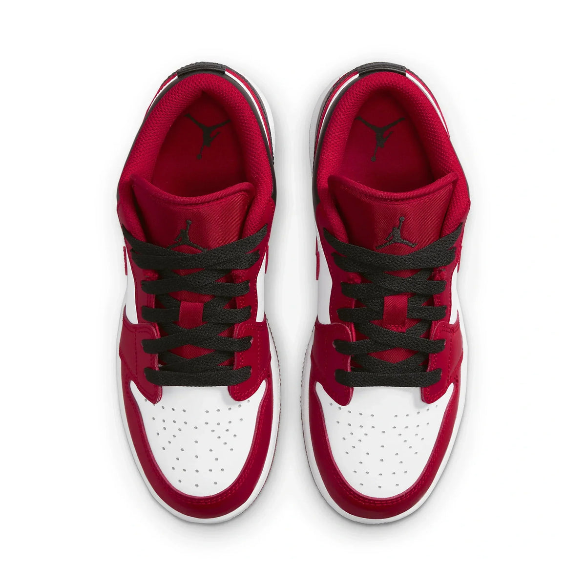 Air Jordan 1 Low Bulls (GS) Sneakers - Red