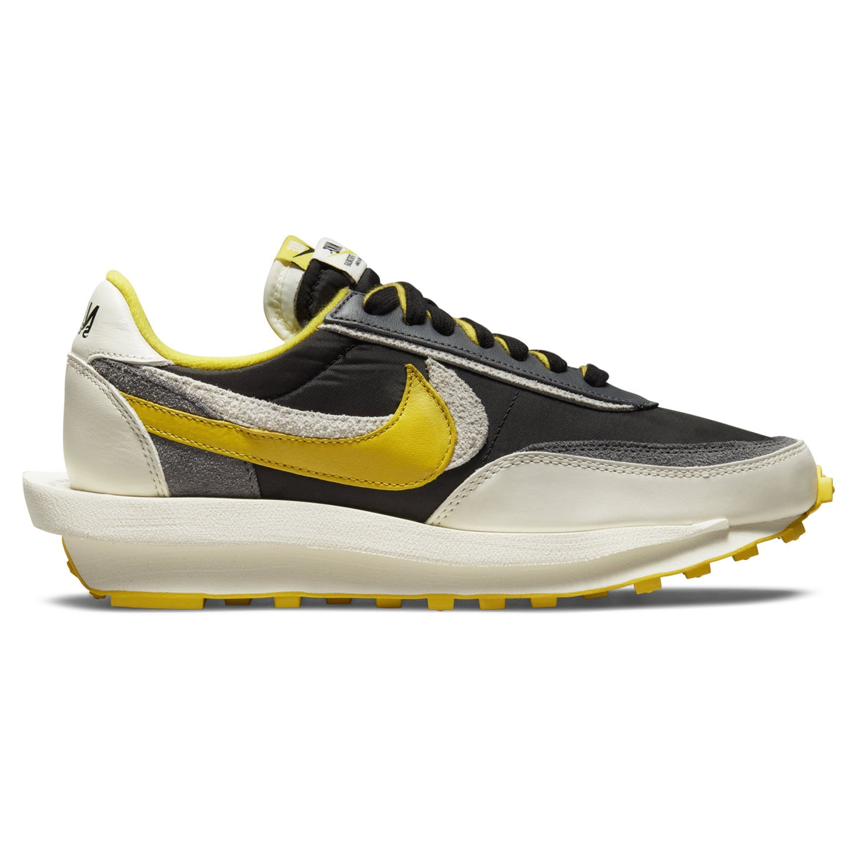 Nike x Sacai LD Waffle Undercover Black Bright Citron Sneakers - Yellow