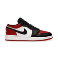 Air Jordan 1 Low Bred Toe (GS) Sneakers - Red