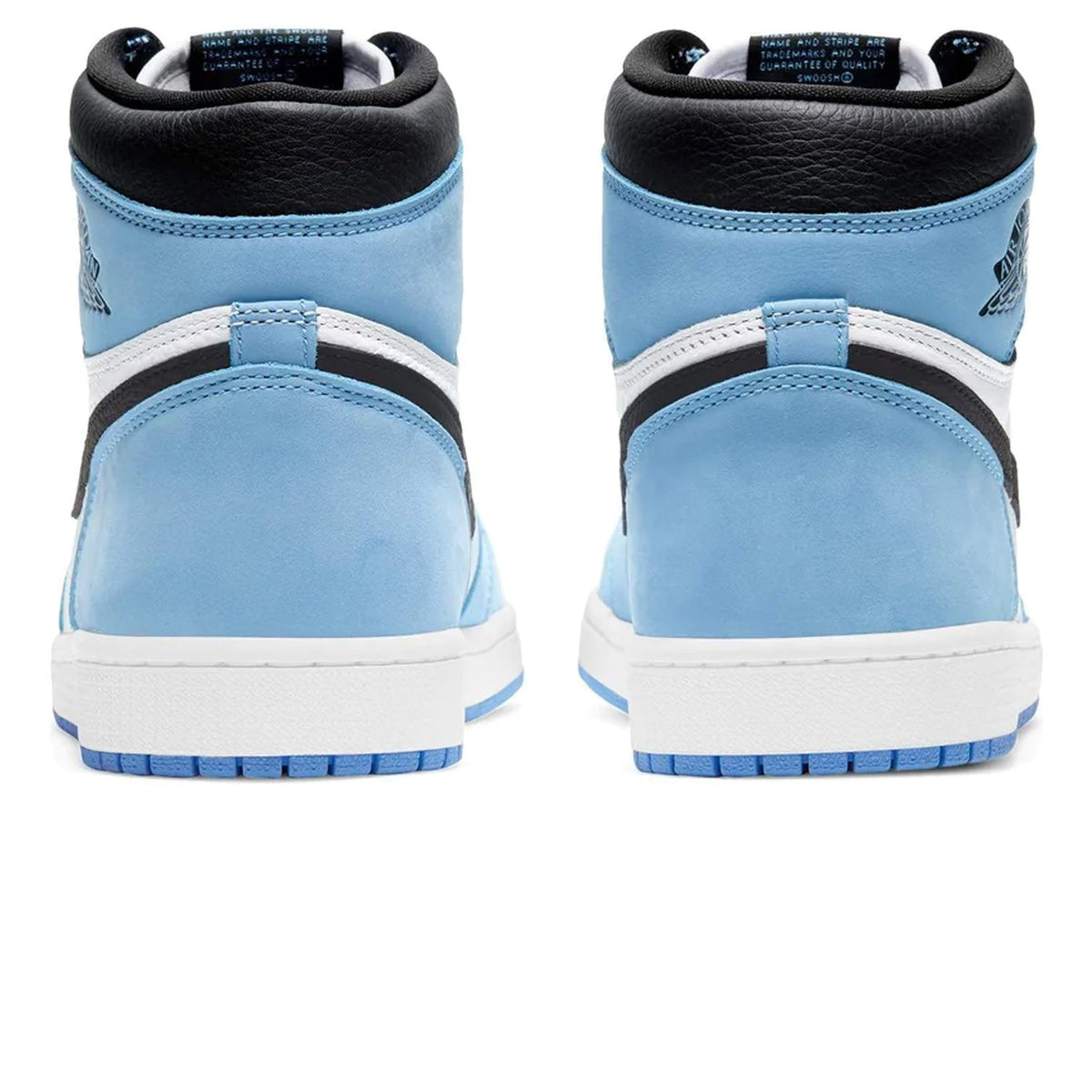 Air Jordan 1 Retro High White UNC University Blue Black Sneakers