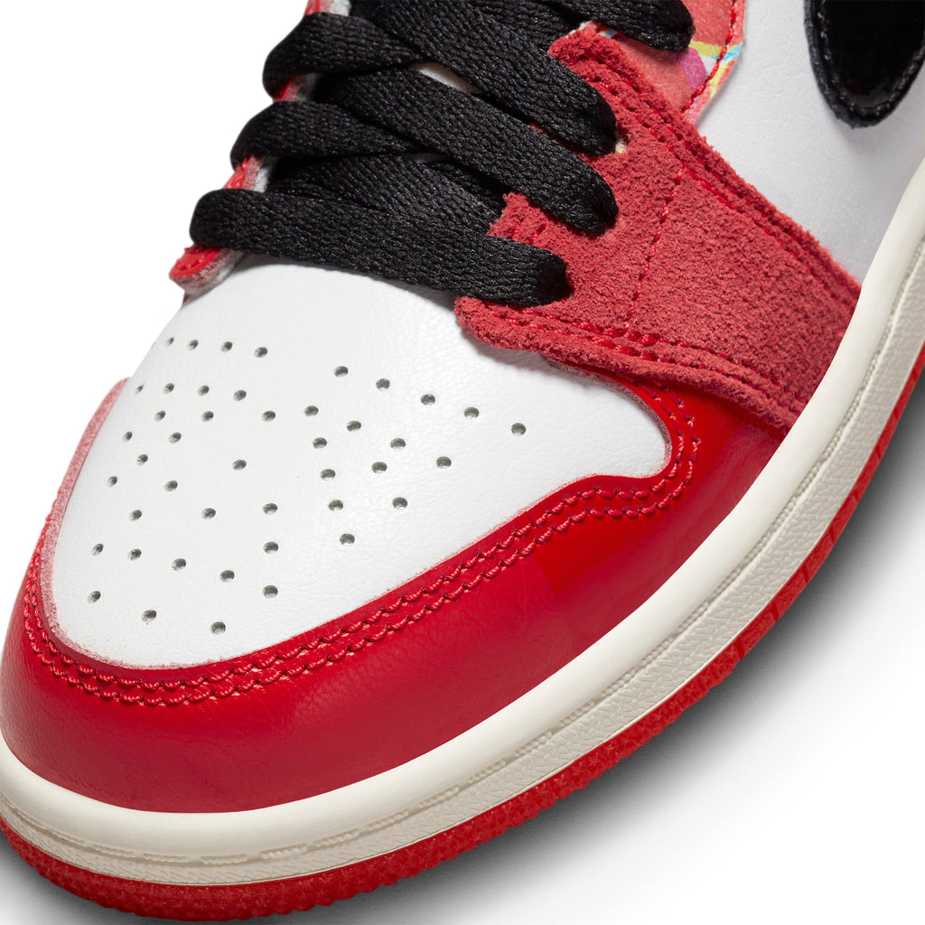 Air Jordan 1 Retro High OG Spider-Man Across The Spider-Verse (GS) Sneakers - Red