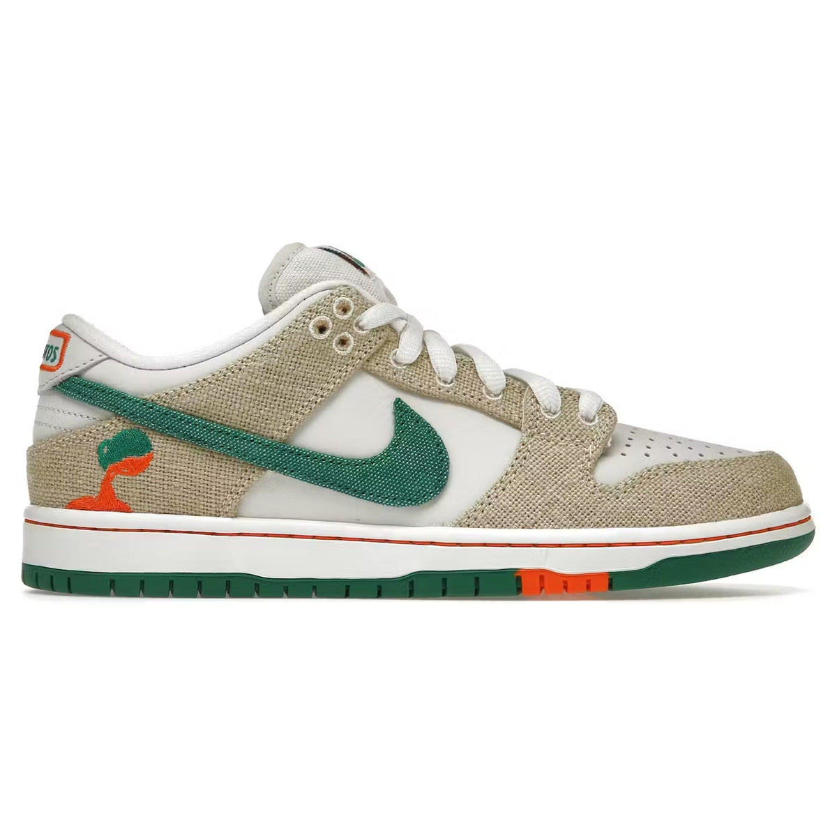 Jarritos x Nike SB Dunk Low Green White Sneakers - Beige