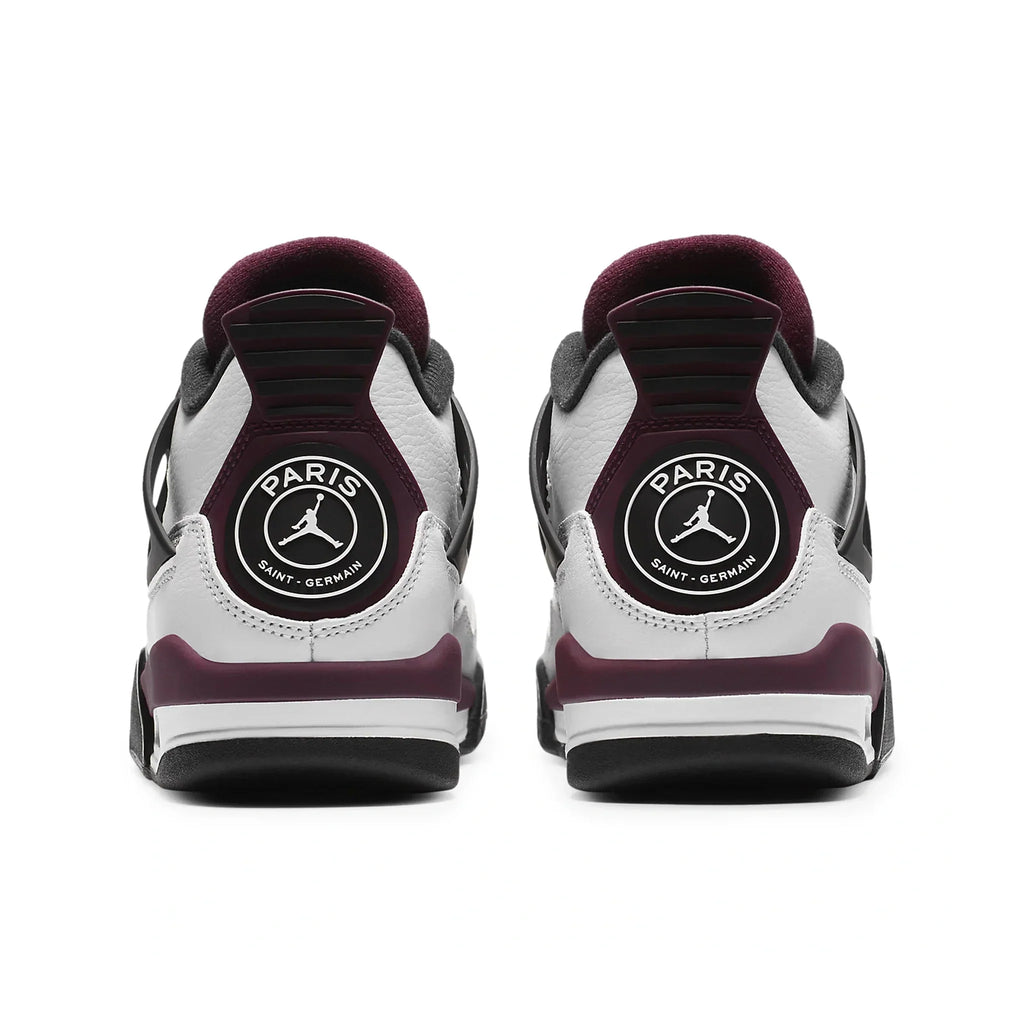 Paris Saint-Germain x Air Jordan 4 Retro Bordeaux (GS) Sneakers - White
