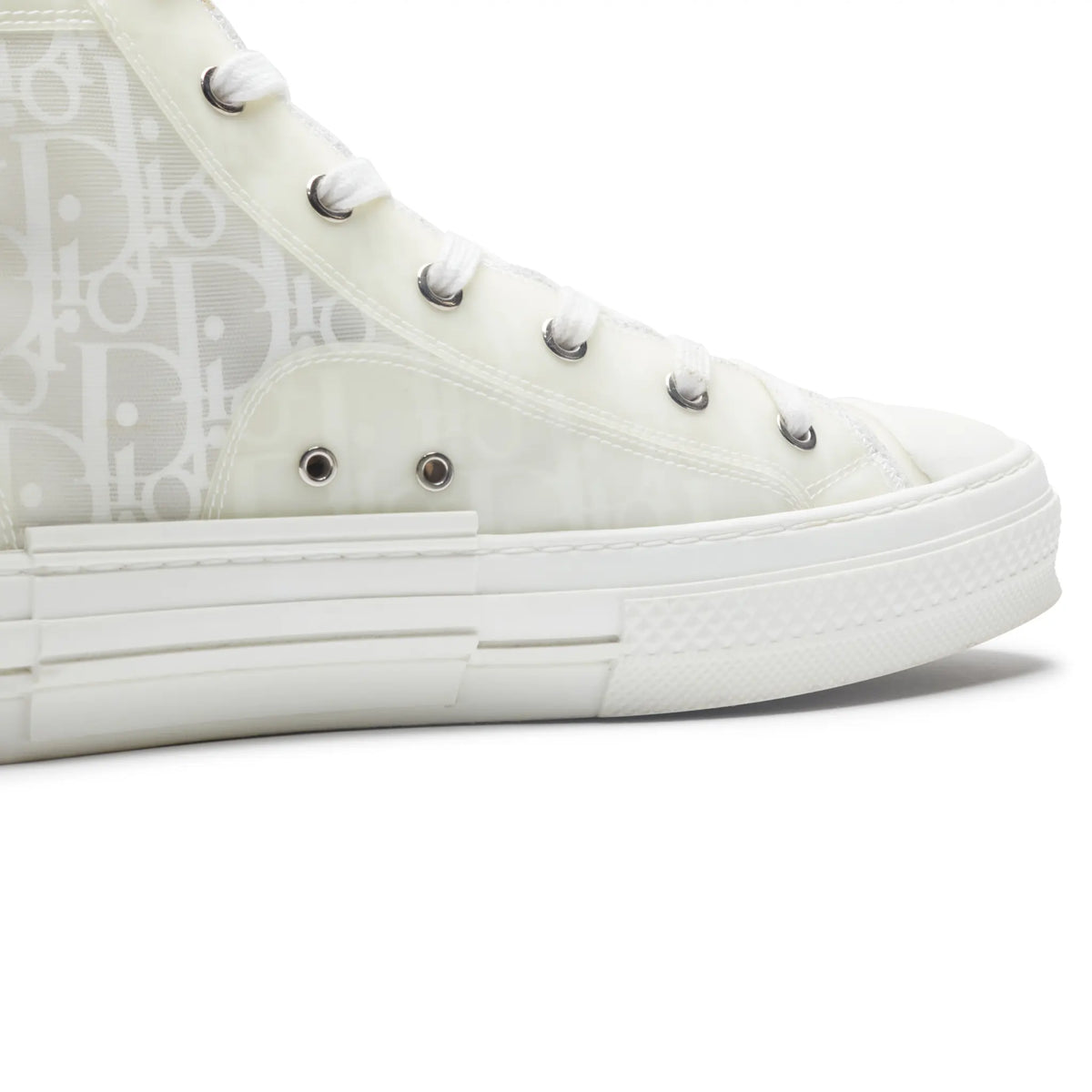 Preloved - Dior B23 Dior Oblique Canvas High White Sneaker