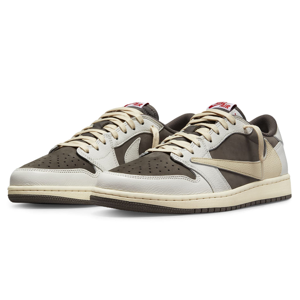 Travis Scott x Air Jordan 1 Low OG SP Reverse Mocha Sneakers - Brown