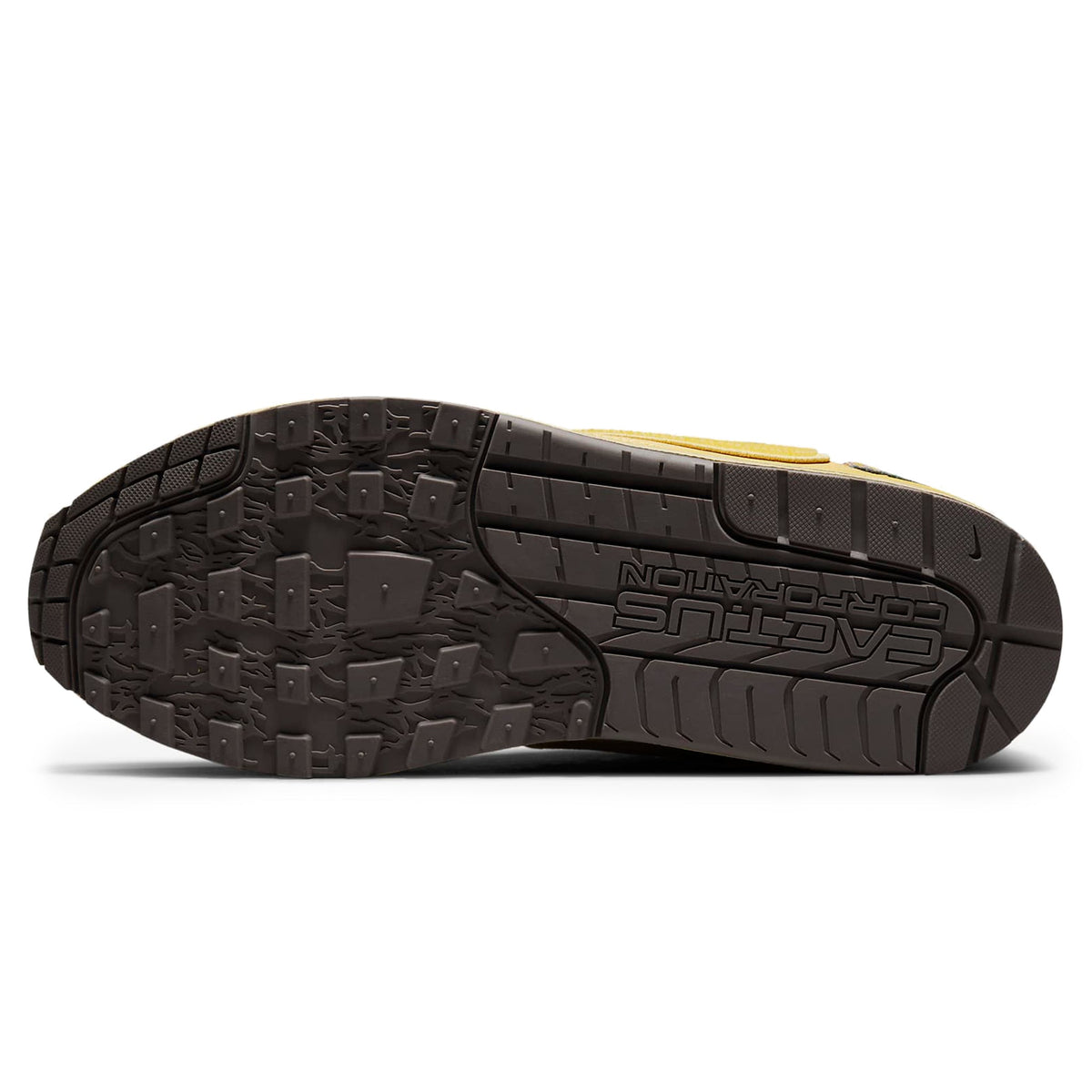 Travis Scott x Nike Air Max 1 Saturn Gold Sneakers - Yellow