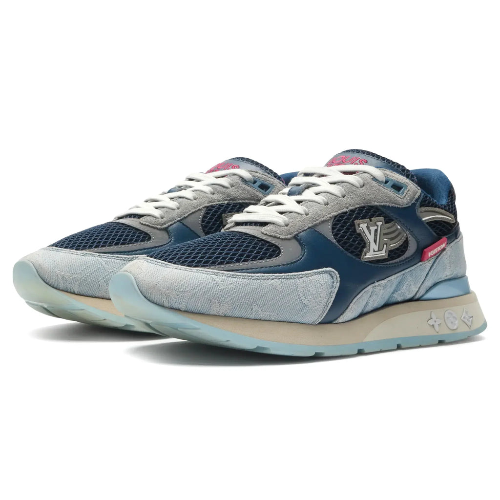 Preloved - Louis Vuitton LV Run Away Blue Sneaker