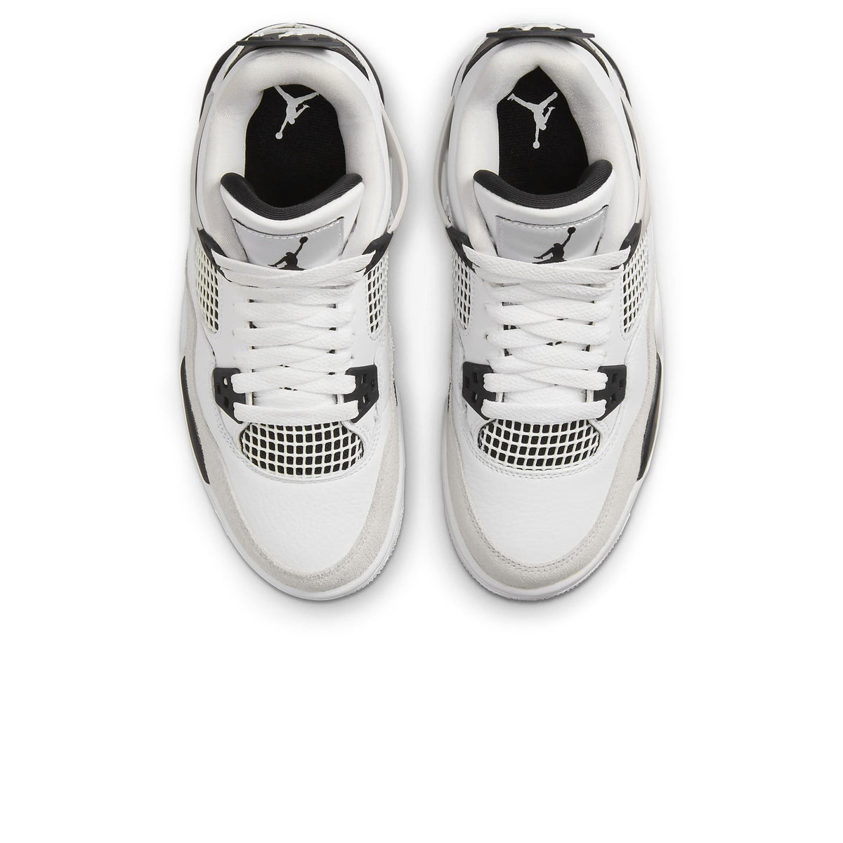 Air Jordan 4 Retro Military Black (GS) Sneakers - White