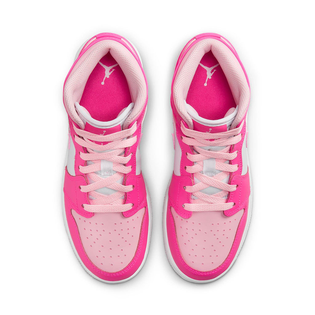 Air Jordan 1 Mid Fierce Pink (GS) Sneakers