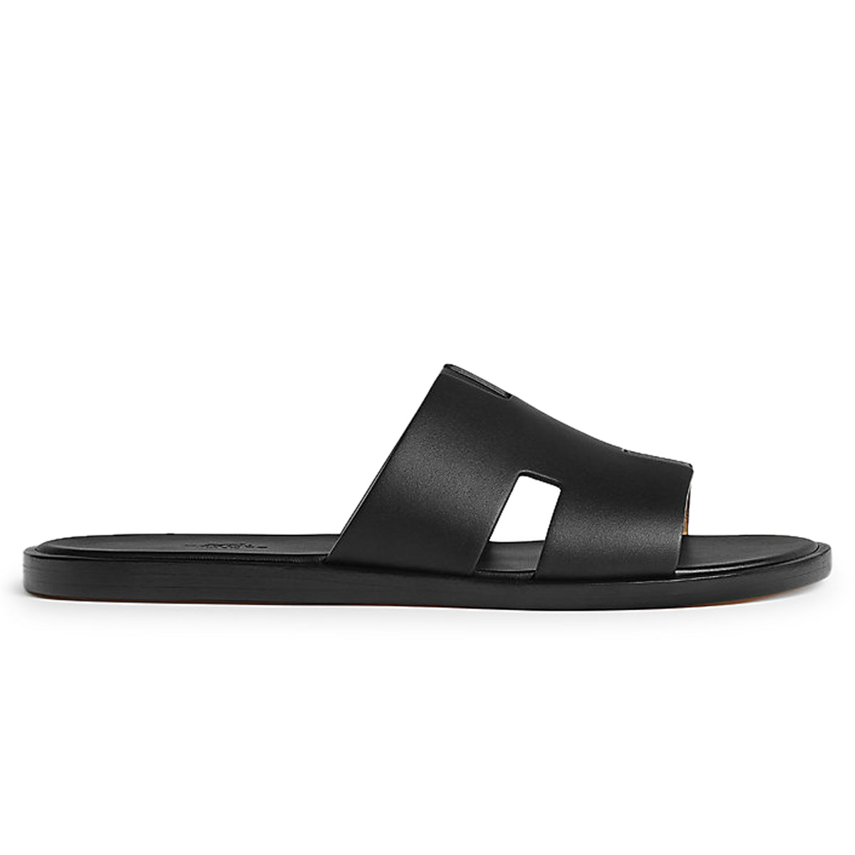 Hermes Paris Izmir Black Sandal (Minor Scratch)