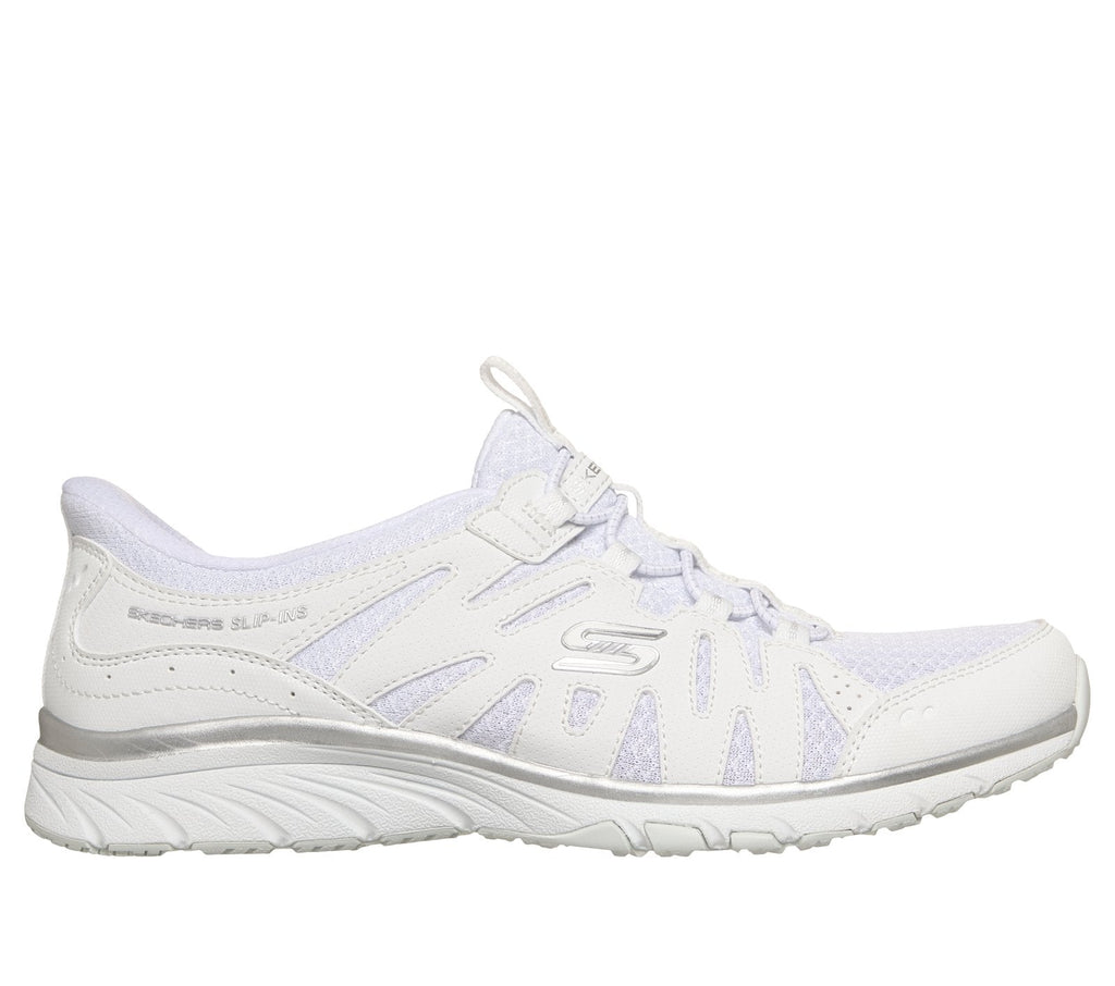 Skechers Slip-ins: Gratis Sport - Tranquil, WHITE / SILVER