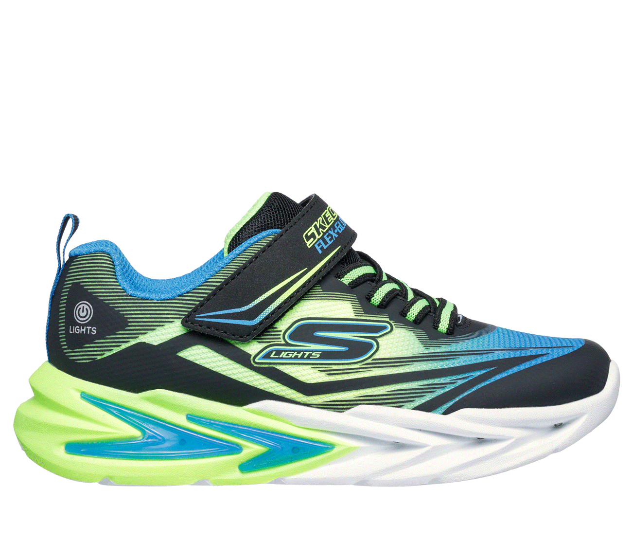 S Lights: Flex-Glow Ultra, BLACK / LIME
