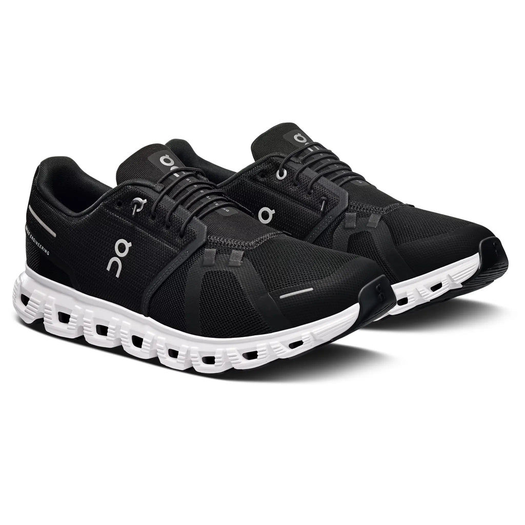 On Running Cloud 6 Black White - Women's Athletic Shoes