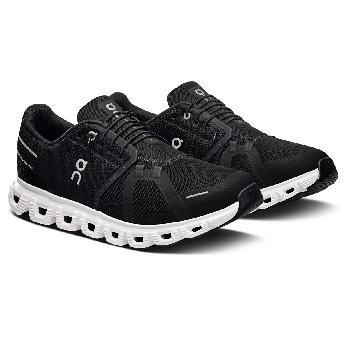 On Running Cloud 6 Black White - Women's Athletic Shoes