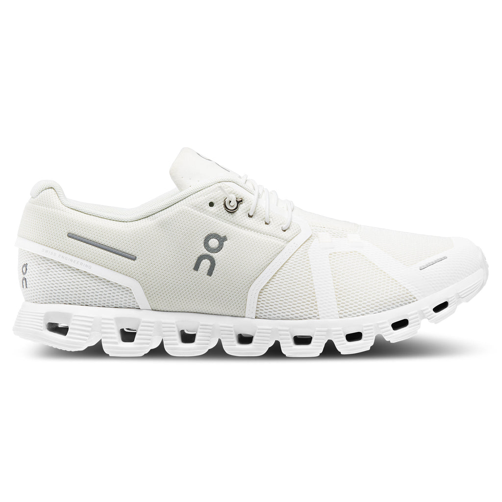 On Running Cloud 5 Undyed White Shoes - Women's