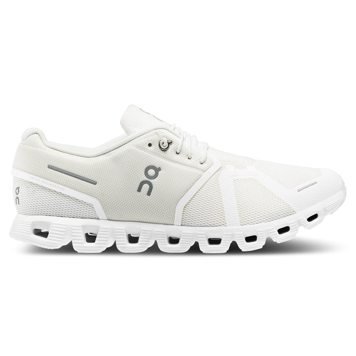On Running Cloud 5 Undyed White Shoes - Women's