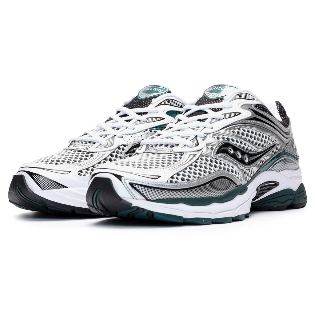 Saucony Progrid Omni 9 White Pine Green Sneakers
