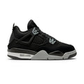 Air Jordan 4 Retro Black Canvas (GS) Sneakers