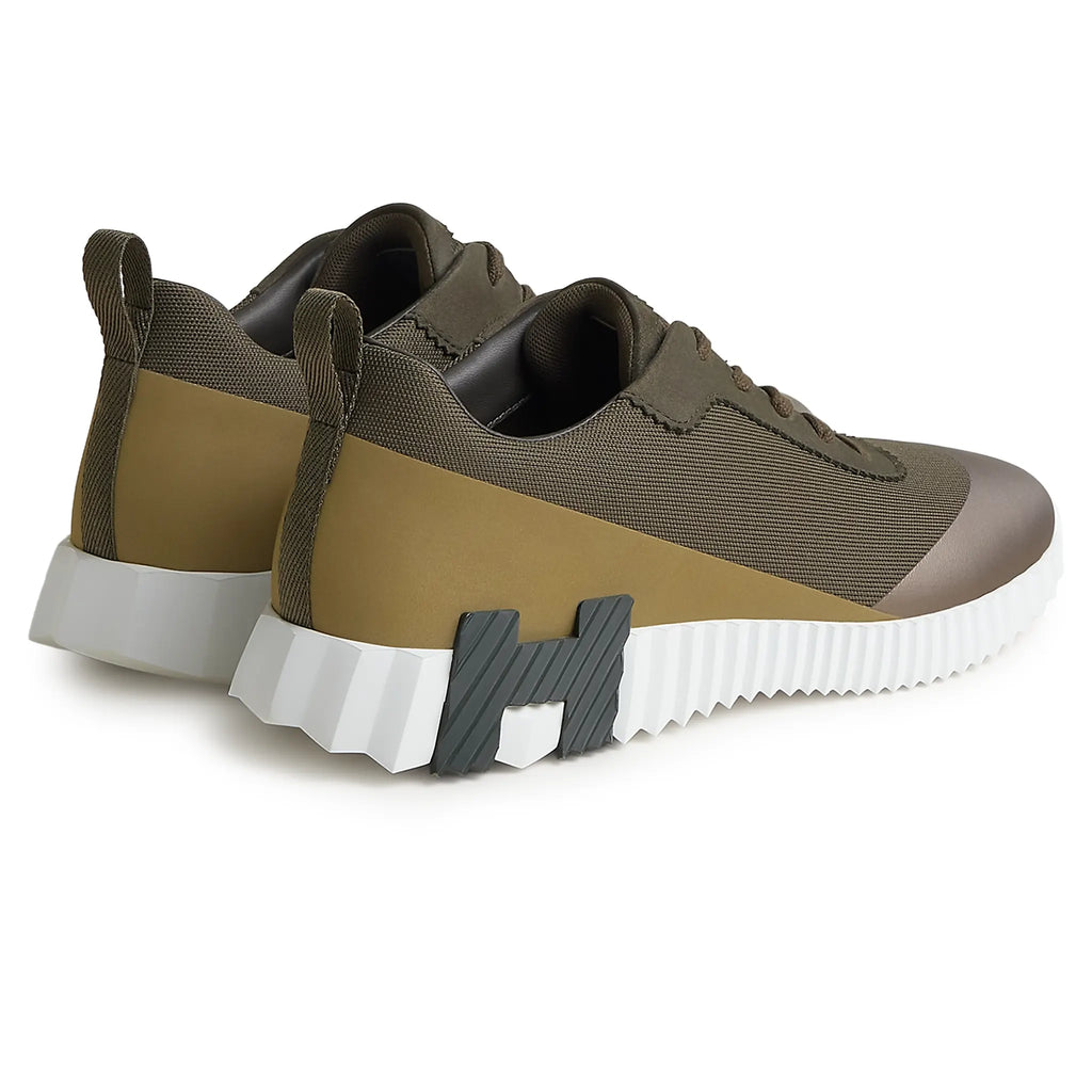 Hermes Paris Hermès Paris Bouncing Calf Sneaker Multicolour Forest Green