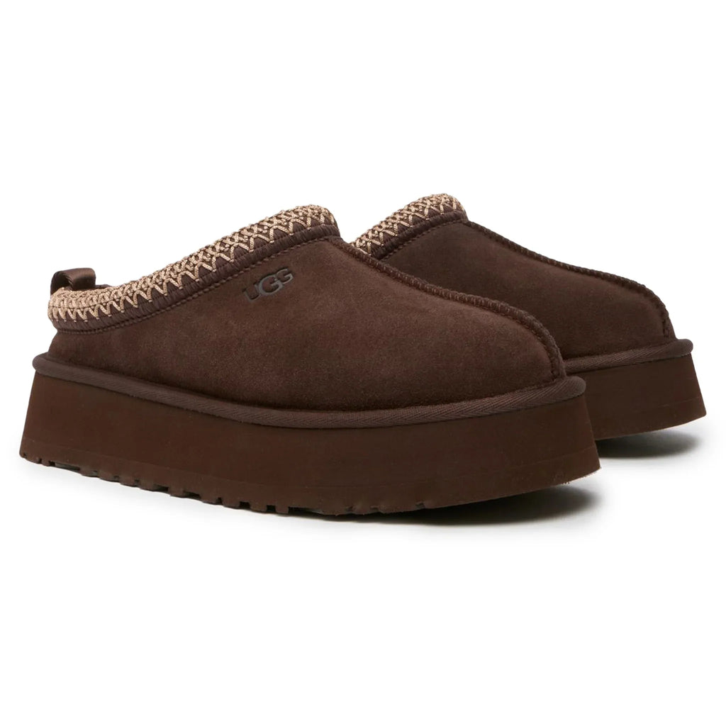 UGG Tazz Platform Burnt Cedar Slippers (W) (2024) - Brown