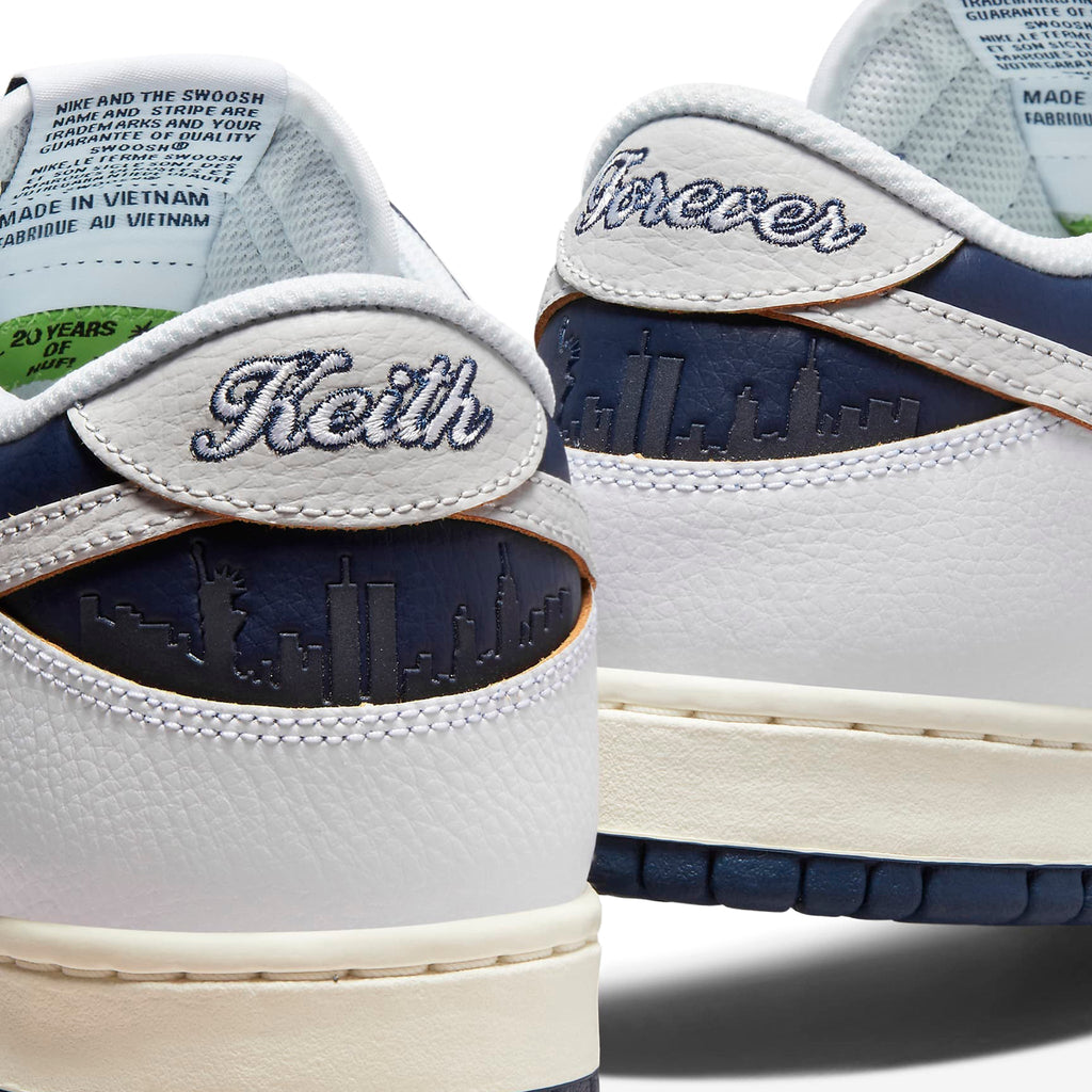 Nike x HUF SB Dunk Low New York City Sneakers - White