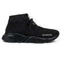 Balenciaga Speed Knit Lace Sock Triple Black - Women's Sneakers