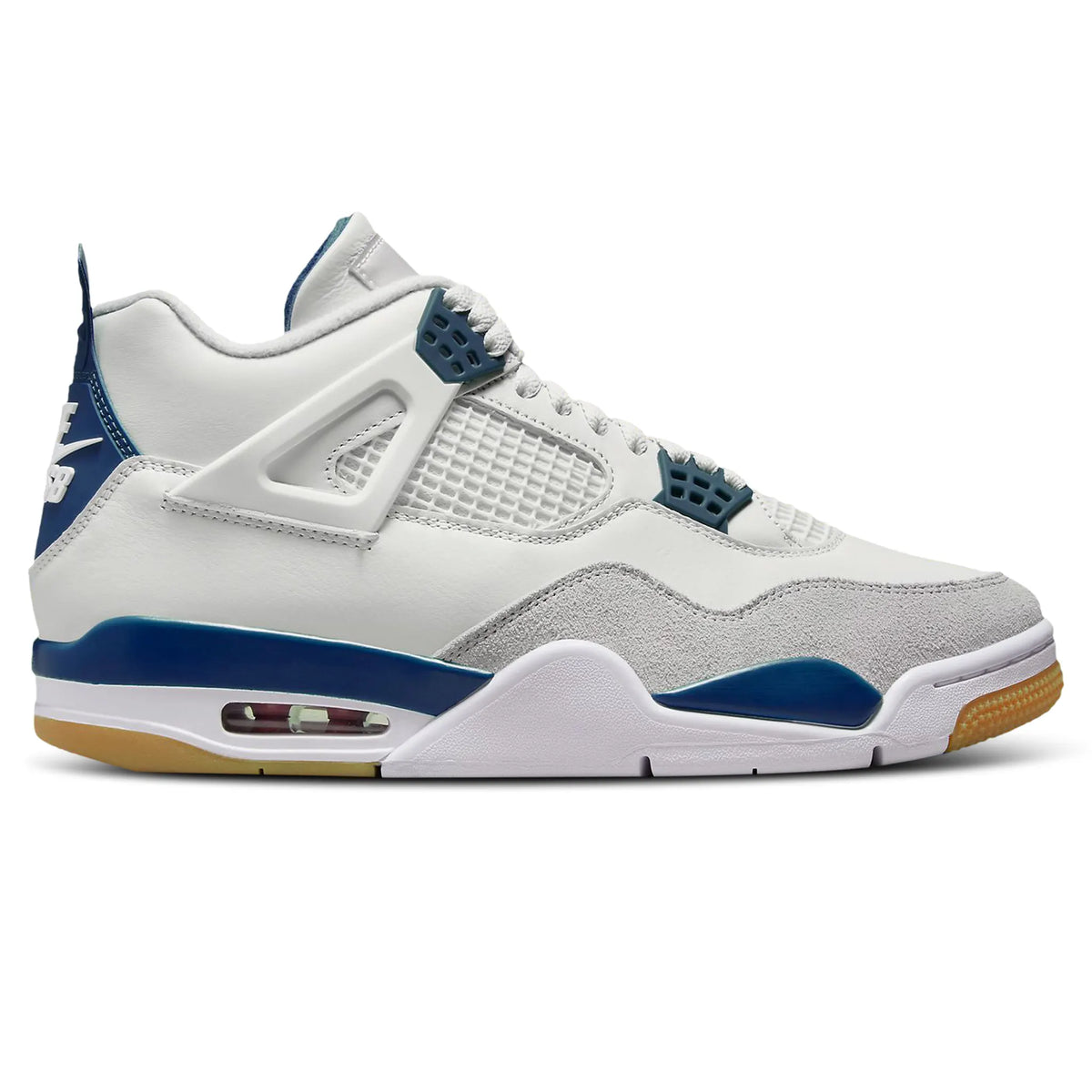 Nike SB x Air Jordan 4 White Navy Sneakers
