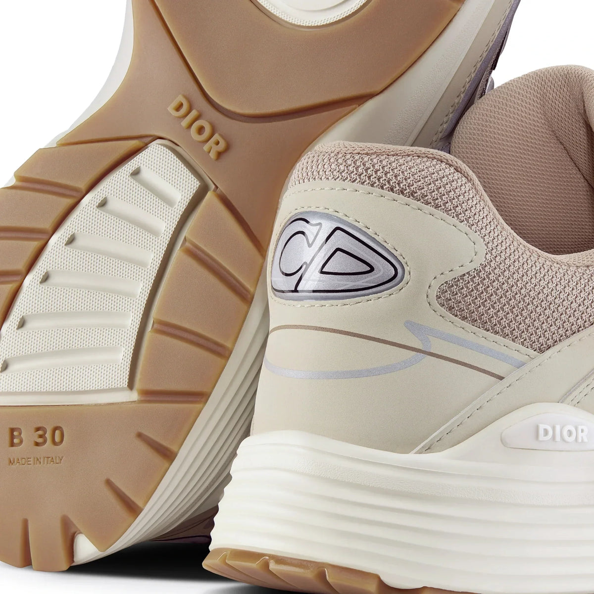 Dior B30 Mesh Cream Trainer - Beige