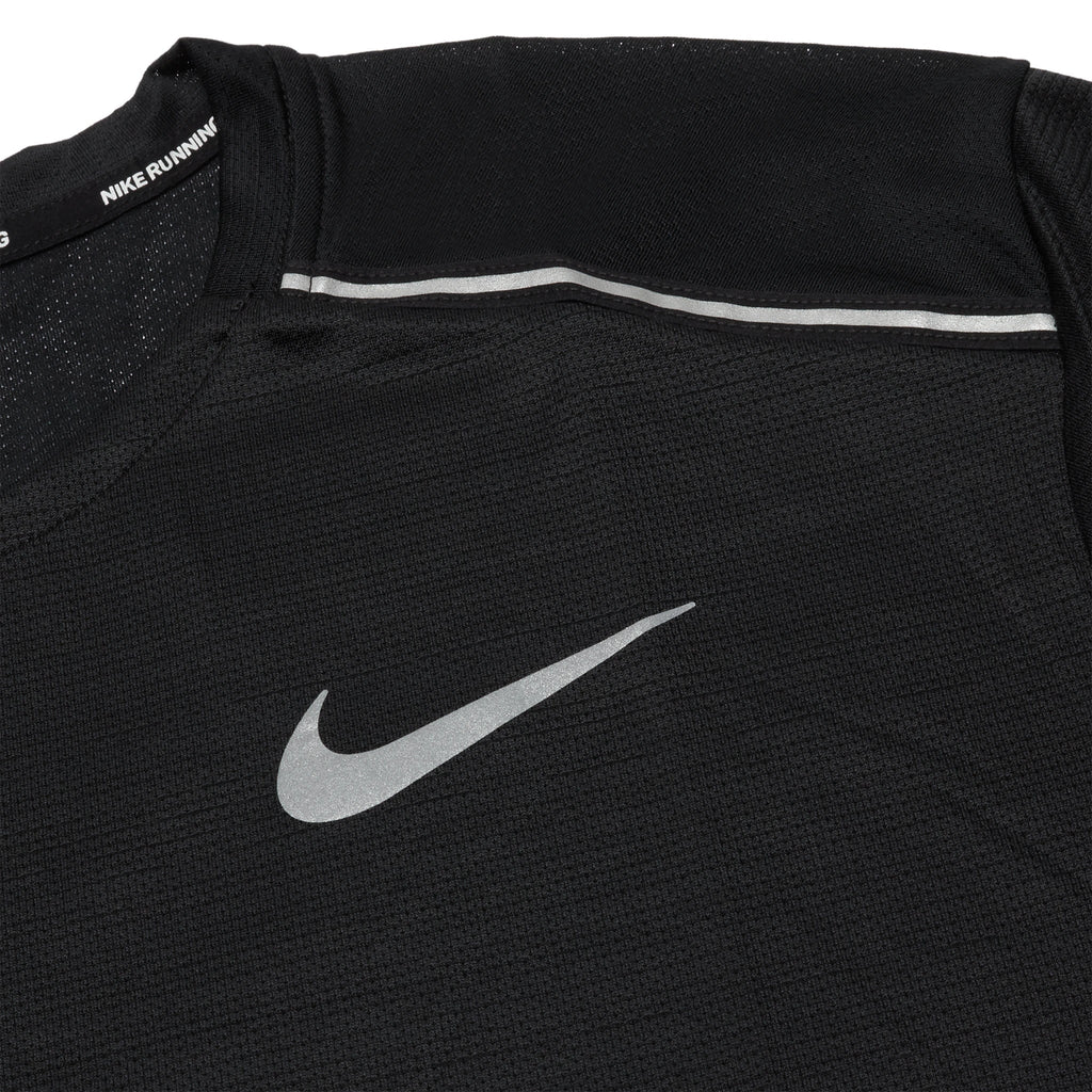 Nike Dri-FIT 1.0 Black Miler Running T-Shirt