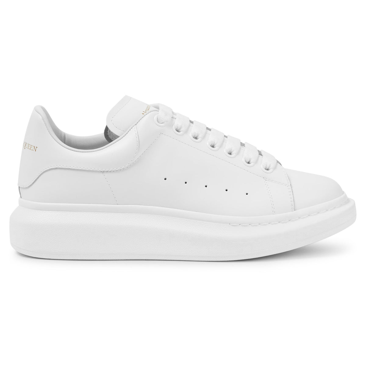 Alexander Mcqueen Raised Sole White Sneaker - Women's