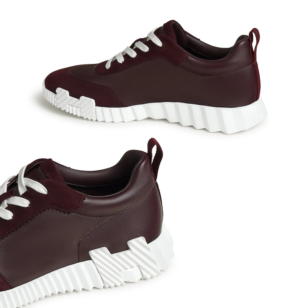 Hermes Paris Bouncing Sneaker Bordeaux